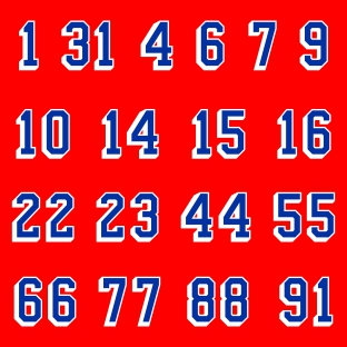 Helmet Numbers Product Image